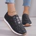 Large Size Sequined Sports For Women, Spring 2026 New Fashionable Casual Single Shoes, Comfortable And Lightweight_vogvips.com
