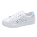 White Sneakers 2023 New Spring Breathable Flat Leather Lace-up Sports Fashion Casual Shoes For Women_vogvips.com