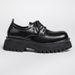 Thick Soled Invisible Height Increasing Leather For Casual Derby Shoes, Big Toe Hairstylist Workwear, Low Top Martin_vogvips.com