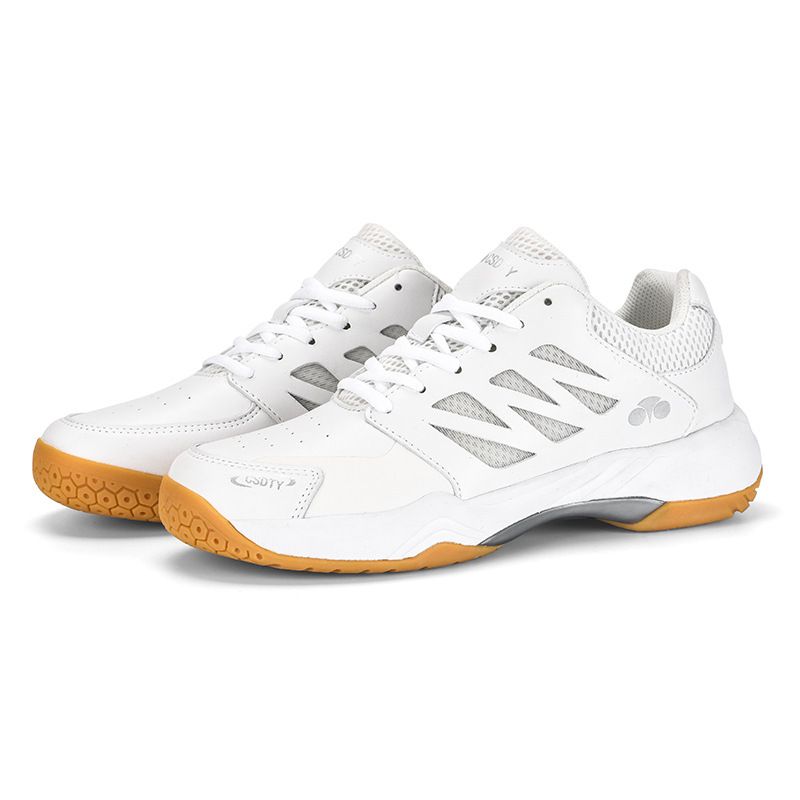 Premium Badminton Shoes For Men & Women - Breathable Linen Upper, Non-Slip Rubber Sole, Lightweight For Indoor Sports_vogvips.com