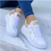 P7 Spring And Autumn New Women's Casual Shoes PU Lace-up Sports Shoes Vulcanized Platform Shoes Sequins Walking Women's Shoes 35-43_vogvips.com