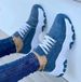 Women's Shoes Thick Soled Lace Up Sports Casual Shoes For Women, Large Size Low Top Single Shoes, Women's Casual Shoes_vogvips.com