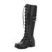 Women Boots Knee High Boots Heel Boots Women Ankle Boots Autumn Winter Short Boots Plus Size Riding For Round Toe Rivet Belt Buckle Square Heel Pu Hi_vogvips.com