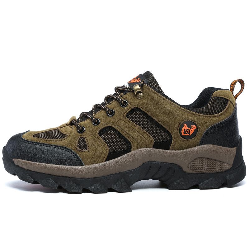 Men Hiking Shoes Men Outdoor Lace-up Breathable Anti-slip Combat Men Boots Wear-resistant Casual Men Shoes Women_vogvips.com