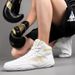 Unisex Shoes Indoor Fitness Training Shoes Professional Grade Professional Fighting Competition Special Children's Sanda Boxing Shoes_vogvips.com