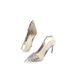 2026 New Model Closed-Toe Sandals With Open Back, Rhinestone High Heels, French Bowknot Elegant Single Shoes, In Stock_vogvips.com