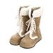 Furry Snow For Women 2025 Winter New Retro Thick-Soled Fleece-Lined Riding Warm Mid-Calf Martin Lace-Up Boots_vogvips.com