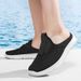 Breathable Mesh Men's Half-Support Summer Outdoor Thick-Soled Slip-On Casual Sports Beach Shoes Couple Cross-Border_vogvips.com