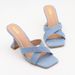 Women's Shoes Summer New Women's Denim Knot High Heels, Fashionable Stiletto Heels, Sexy And Versatile Outerwear Slippers_vogvips.com