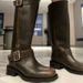 Martin Brown Square Toe 2025 New Sleeve Long Women's Polished High Top Boots_vogvips.com