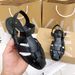 2025 Korean-style Sheepskin Sandals For Women, New Summer Model, Soft-soled, Closed-toe, Casual Roman Shoes, Versatile,_vogvips.com