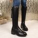 Women's High Top Riding Boots Winter Style with Back Zipper Tassel mid Heel New Available_vogvips.com