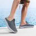 Breathable Mesh Men's Half-Support Summer Outdoor Thick-Soled Slip-On Casual Sports Beach Shoes Couple Cross-Border_vogvips.com