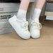 Thick Soled White With Women's Mesh Breathable Summer New Korean Version Versatile Trendy Board Casual Bread_vogvips.com