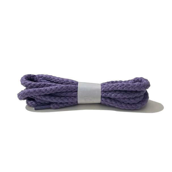 Shoe Accessories Thick Rope Shoelaces With Canvas Cotton Round Shoelaces For Men And Women White_vogvips.com
