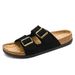 New Casual Flip-flops, Men's Outdoor Wooden Clogs, Trendy Anti-slip And Anti-odor Flip-flops_vogvips.com