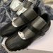 In Stock Silver Shallow Mouth Flat Ballet Mid Heel Small Square Toe Single Lazy Style Korean Retro German Training Shoes_vogvips.com