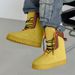 Men's High-Top Chunky Sole Casual Boots - Trendy Streetwear Sneakers_vogvips.com