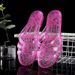 Crystal Women's Slippers Non-Slip Transparent Jelly Deodorant Bath Plastic Bathroom Indoor Home Summer Fashion Outdoor_vogvips.com