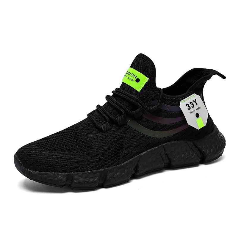 Mens And Women Breathable Mesh Running Shoes Lightweight Knit Athletic Sneakers_vogvips.com