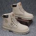 European Warm Series Autumn Winter Extra Martin 4546 High-top Large Size Men's Shoes Desert British Style Black Leather Boots_vogvips.com