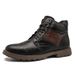 European Warm Series Plus Leather Autumn Winter Fashion Trendy Men's Mid-Calf Short US Size Work High-Top British Martin Boots_vogvips.com