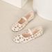 Women's Lace Flat Shoes, Flower Mesh Round Toe Ballet Shoes, Adjustable Casual Flat Shoes, Suitable For Daily Lightweight And Comfortable Formal Shoes_vogvips.com