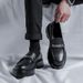 2025 New Spring Chain Loafers For Men With Sole And Thick Heel, British Style Small Leather Shoes 18621-R_vogvips.com