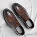 Men's Genuine Leather Oxford Shoes For Wedding Formal Business Casual_vogvips.com