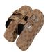 Large-size Platform Slippers Women Wear Round Head Small Plum Metal Buckle A Word Light Slippers_vogvips.com