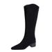 578-7 European And American Style Banquet Suede, Medium Chunky Heel, Fashionable, Simple, Versatile Women's High Boots,_vogvips.com