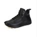 Autumn Winter New Fashion Casual Simple Sneakers Layer Cowhide High Top Lace-Up Flat Round Toe Men's Sole Shoes_vogvips.com