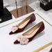 Women's Elegant Pointed-Toe Floral Mid Heel Pumps - Comfortable Slip-On Dress Shoes For Spring & Fall, Sizes 34-43_vogvips.com