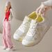Flat-bottomed Forrest Gump Shoes Women's Mesh Versatile Breathable Comfortable Soft-soled Casual Sports Shoes_vogvips.com