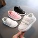 Children's 2026 Spring And Autumn New Boys' Sports White Girls' Casual Sneakers Soft Sole Baby Shoes_vogvips.com