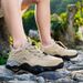 New Breathable Hollowed Out Mesh Sports Shoes, Lightweight And Non Slip Outdoor Casual Hiking Shoes For Men's Foot_vogvips.com