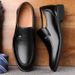 Inner Height-increasing Extra Small Fashionable For Men, Large Size Soft Leather Wedding Shoes, Business Formal Slip-on_vogvips.com