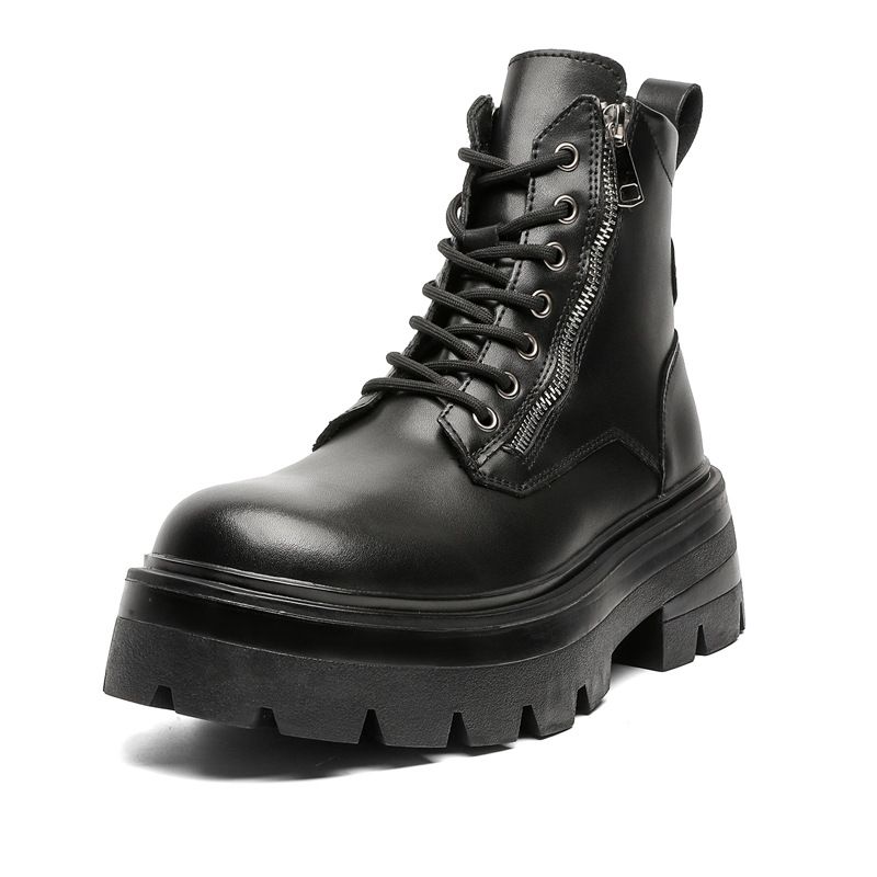 Martin Boots Men's Boots Retro Lace-up Tooling Boots Short Boots_vogvips.com