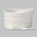 Small White Shoes Shoelace Rope White Cotton Shoelace Men And Women Pure White Beige Flat_vogvips.com