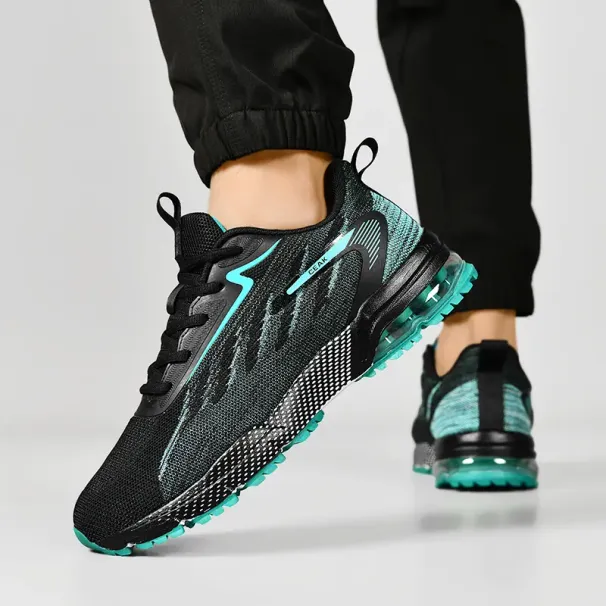 Breathable Fly-woven Air Cushion Sneakers Men's Shoes High-quality Non-slip Casual Shoes 2025 New Lightweight_vogvips.com