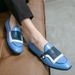 Korean-style Trendy Fashion Pointed-toe Loafers For Men, Large Size Slip-on Casual Moccasins, Hairstylist Leather Shoes_vogvips.com