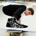 Street Style Fashion Sneakers Mens Casual Shoes Flat Breathable High Top Black Red Brand Male Footwear_vogvips.com