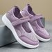 Women's Spring Summer New Breathable Casual Shoes With Versatile Soft Bottom Non Tiring Foot Velcro For Middle Aged And_vogvips.com