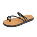 Summer New Women's Fashion Versatile Cross Toe Slip-On Non-Slip Bathroom Shower Outdoor Beach Sandals_vogvips.com
