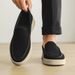 Slip-On Loafers Classic Flat Men's Shoes Casual Nubuck Lazy Suede_vogvips.com
