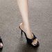 Leopard Print High Heels For Women 2025 New Thin Heel Bowknot Open Toe Sexy Dress Shoes Summer Sandals_vogvips.com