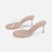 2025 New Product Slim Sandals, Simple Crystal Transparent Women's High Heel Slippers, Sexy And Fashionable, Outgoing_vogvips.com