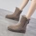 Northeast Cold-Proof Snow For Women 2024 New Winter Fleece-Lined Warm Martin Thickened Boots Cotton Shoes Non-Slip_vogvips.com