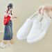 Mesh White Shoes Female Students Breathable Heightening Shoes Casual Street Shoes Board Shoes_vogvips.com