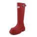 Outdoor Red Rain For Women 2025 New Autumn Winter Versatile Round Toe Thick Sole High Tube Riding Over-the-Knee Long_vogvips.com